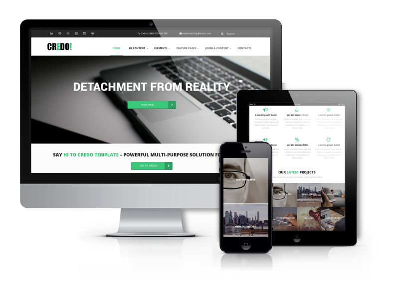 Credo - Joomla K2 Template